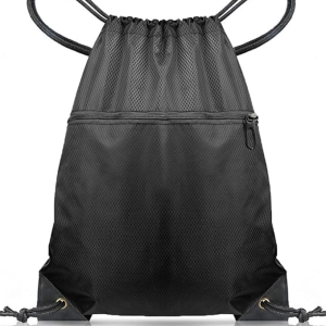 Large Sports Backpack String Swim Drawstring PE Bags for Women Men